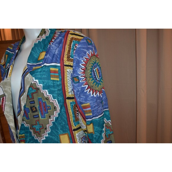 Vintage Blazer Aztec Rio Mod Oversize Style - Picture 5 of 6